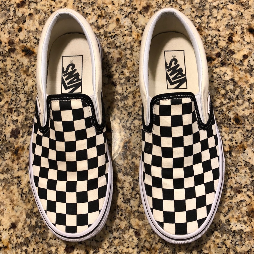 Vans Slip On Checkerboard Skate Shoes